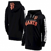 Women San Francisco Giants G III 4Her by Carl Banks Extra Innings Pullover Hoodie Black,baseball caps,new era cap wholesale,wholesale hats